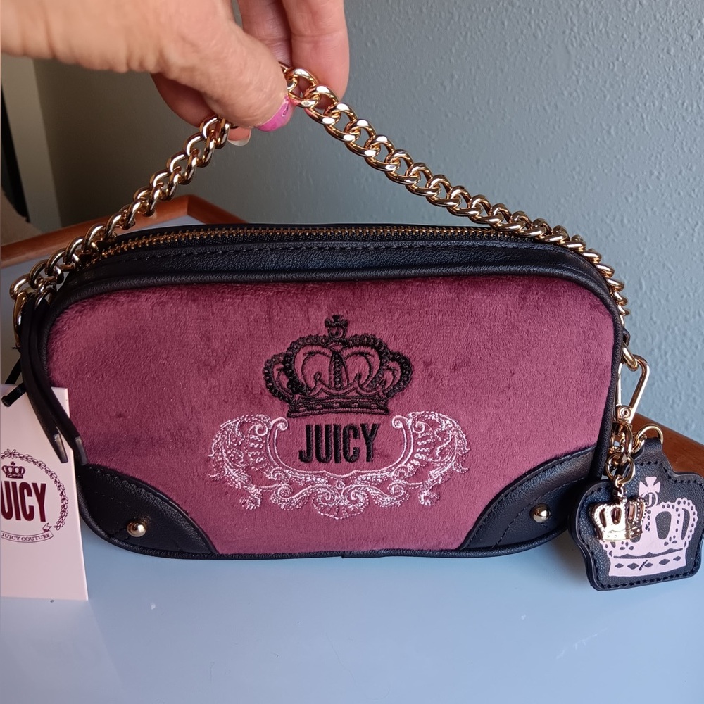 Juicy Couture Purple and Black Key & Card Holder Set - Picture 2 of 12